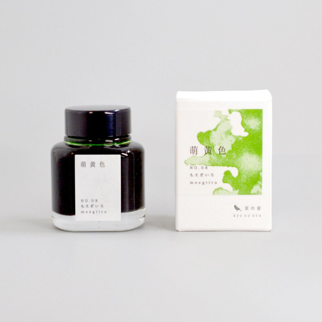 Kyo-no-oto Moegi-iro (萌黄色) No.08 Fountain Pen Ink – 40ml