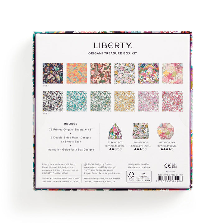 Liberty Japanese Paper Treasure Box Craft Kit