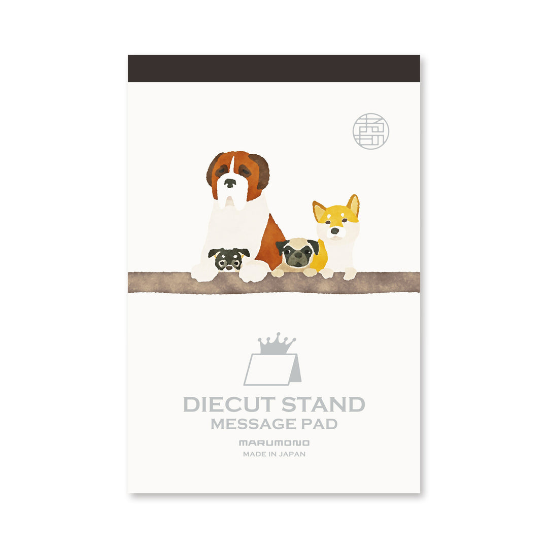 Marumo Die-Cut Memo Pad - Dogs