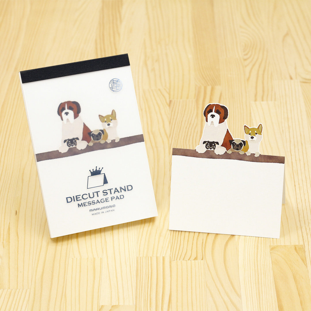 Marumo Die-Cut Memo Pad - Dogs