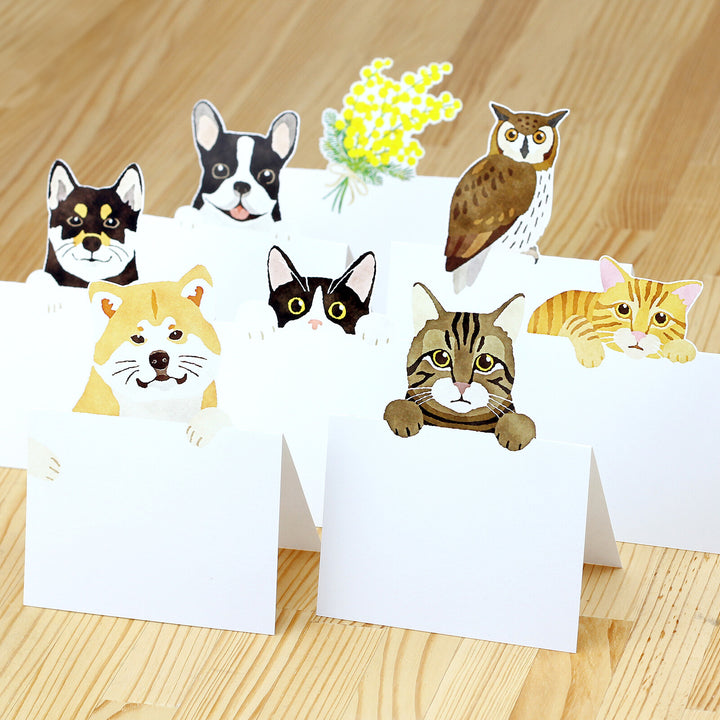 Marumo Die-Cut Memo Pad - French Bulldog