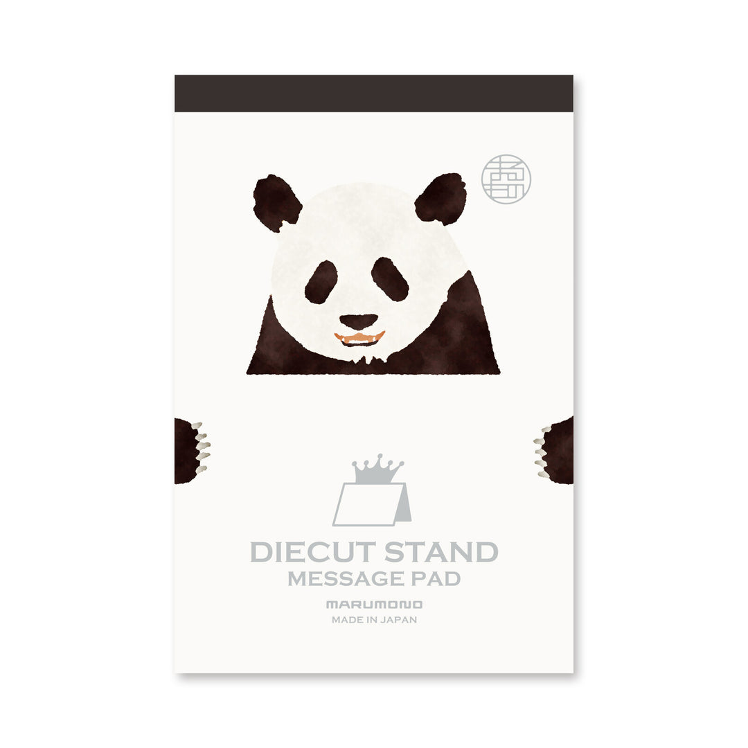 Marumo Die-Cut Memo Pad - Panda