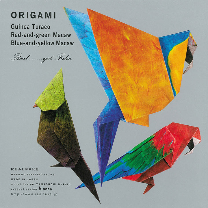 Marumo Origami Kit - Turaco, Blue Macaw, Red Macaw