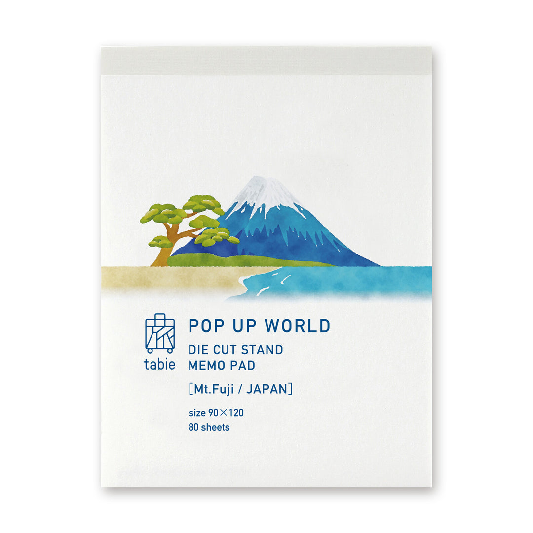 Marumo Pop-Up World Die-Cut Memo Pad - Mt. Fuji