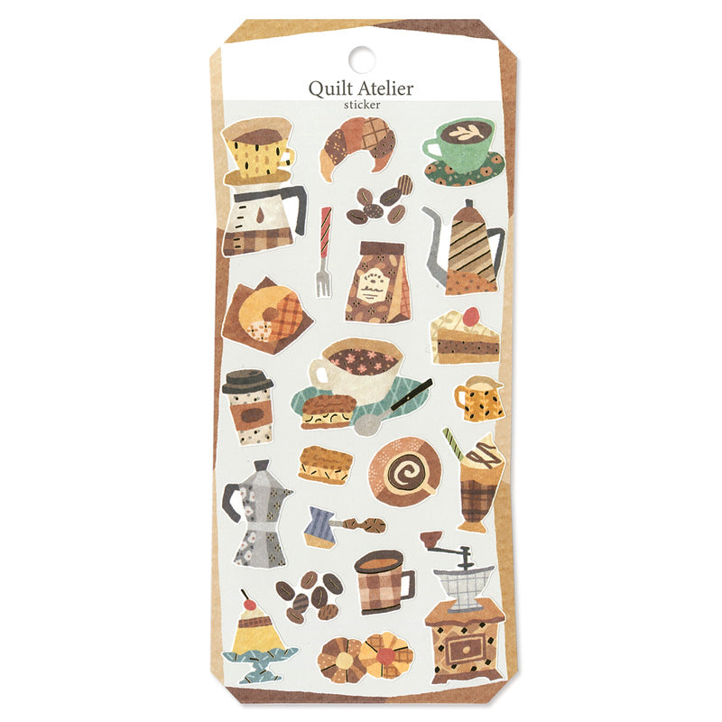 Mind Wave Sticker Pack - Quilt Atelier Series - Coffee