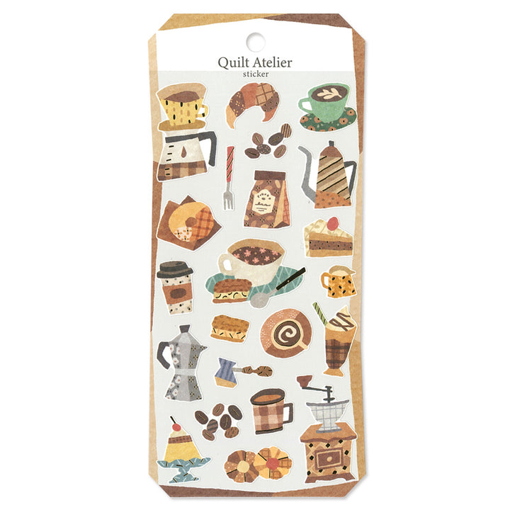 Mind Wave Sticker Pack - Quilt Atelier Series - Coffee