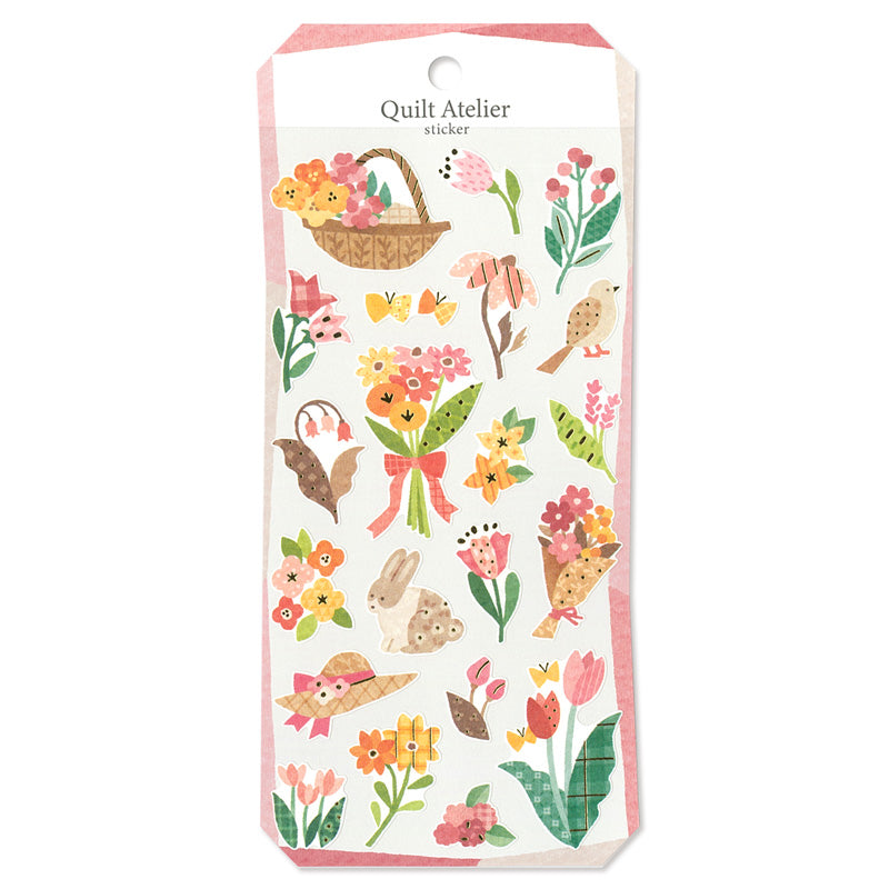 Mind Wave Sticker Pack - Quilt Atelier Series - Flower Garden