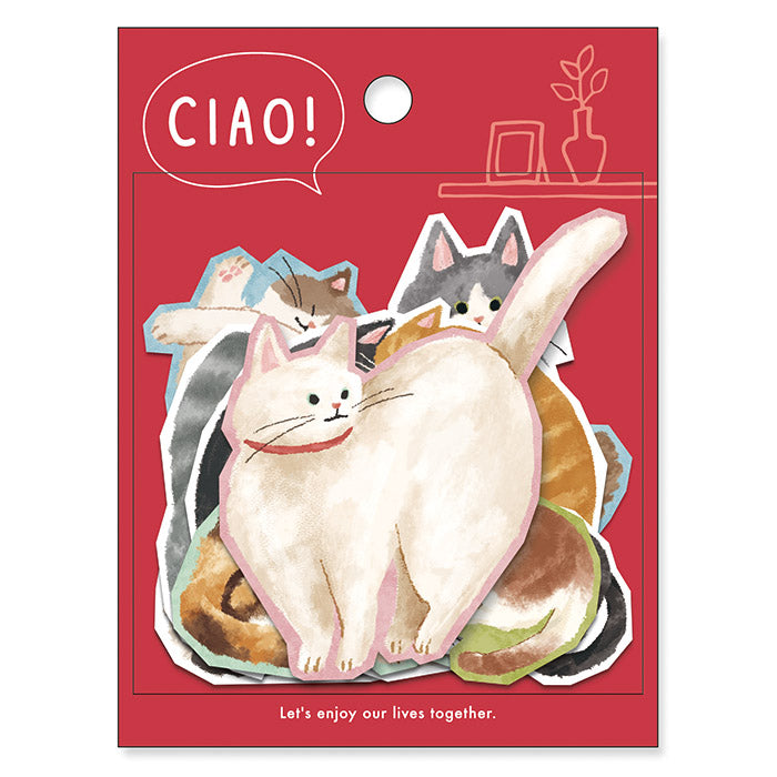 Mind Wave - Ciao Series Flake Stickers - Cats