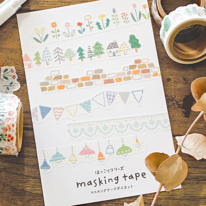 Mind Wave Japanese Washi Tape - Forest & House