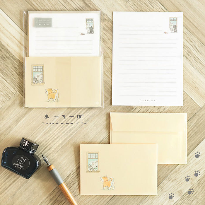 Mind Wave Letter Writing Set - Shibanban - "Asobo"