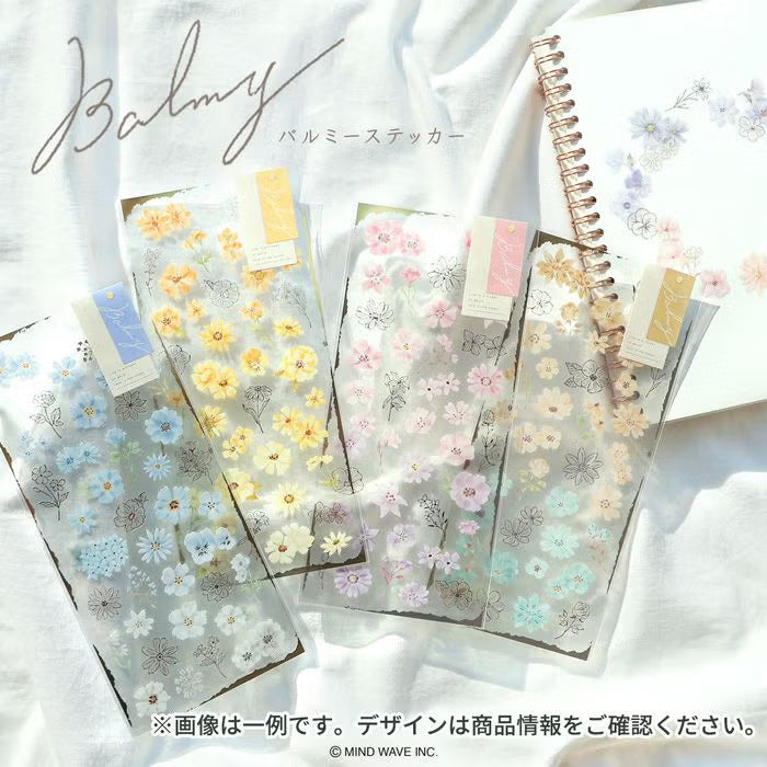 Mind Wave Sticker Pack - Balmy Flower Series - Choose from 6 Colours