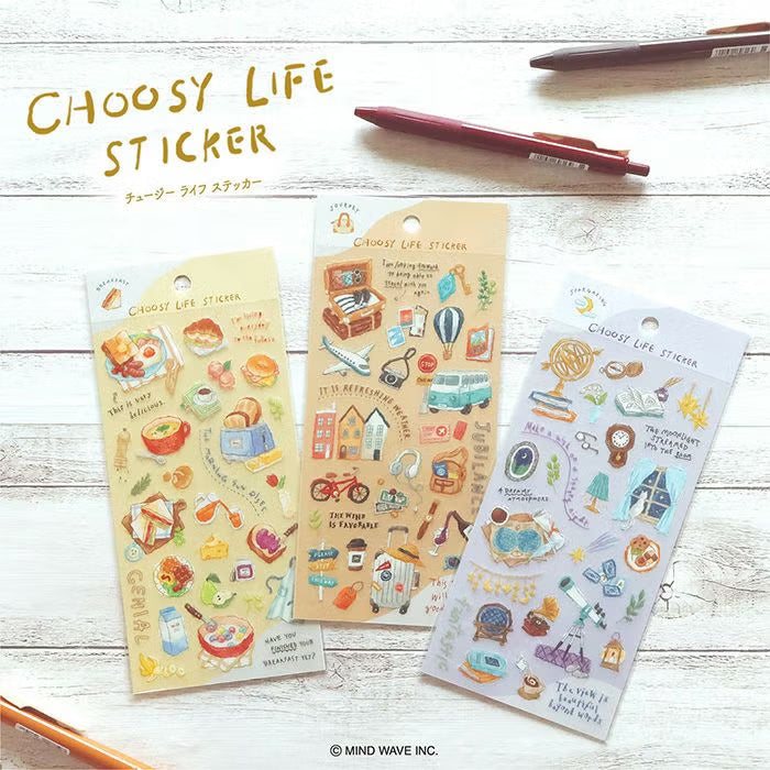 Mind Wave Sticker Pack - Choosy Life - Stargazing