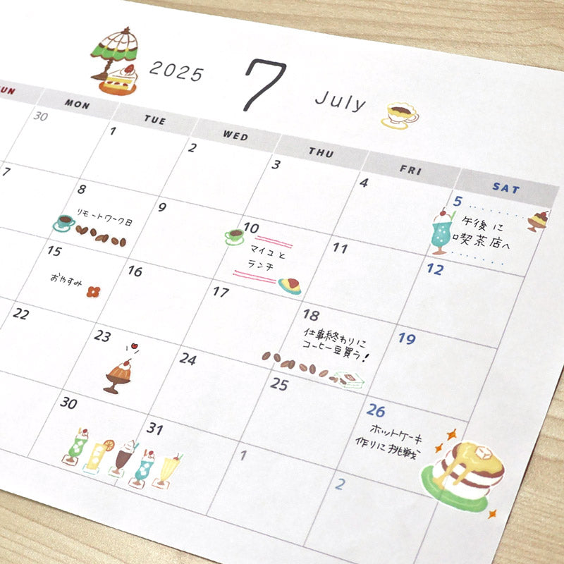 Mind Wave Sticker Pack - Choco Deco Series - Kissaten Coffee Shop