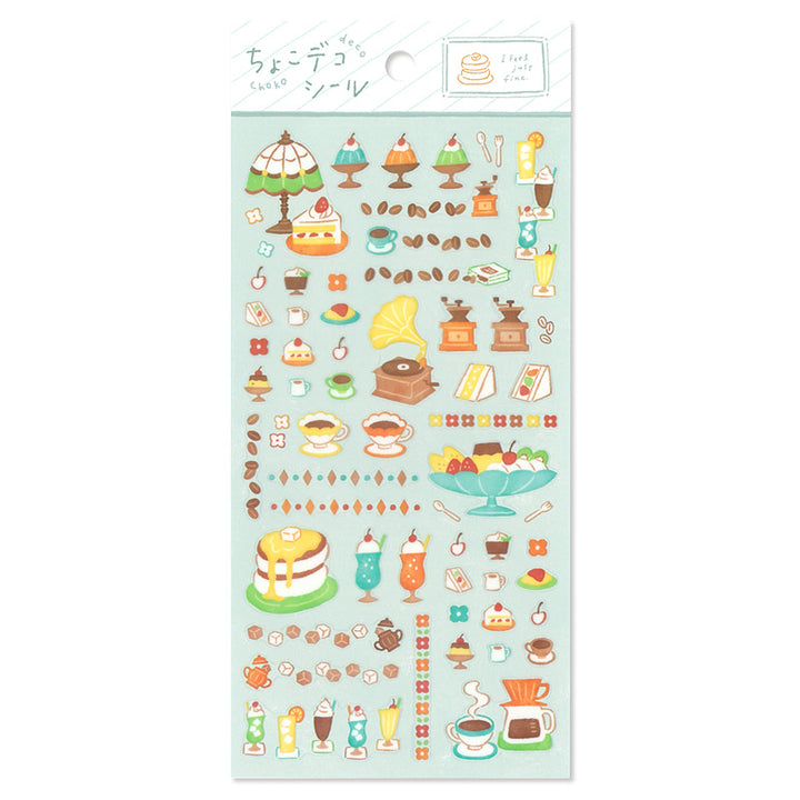 Mind Wave Sticker Pack - Choco Deco Series - Kissaten Coffee Shop