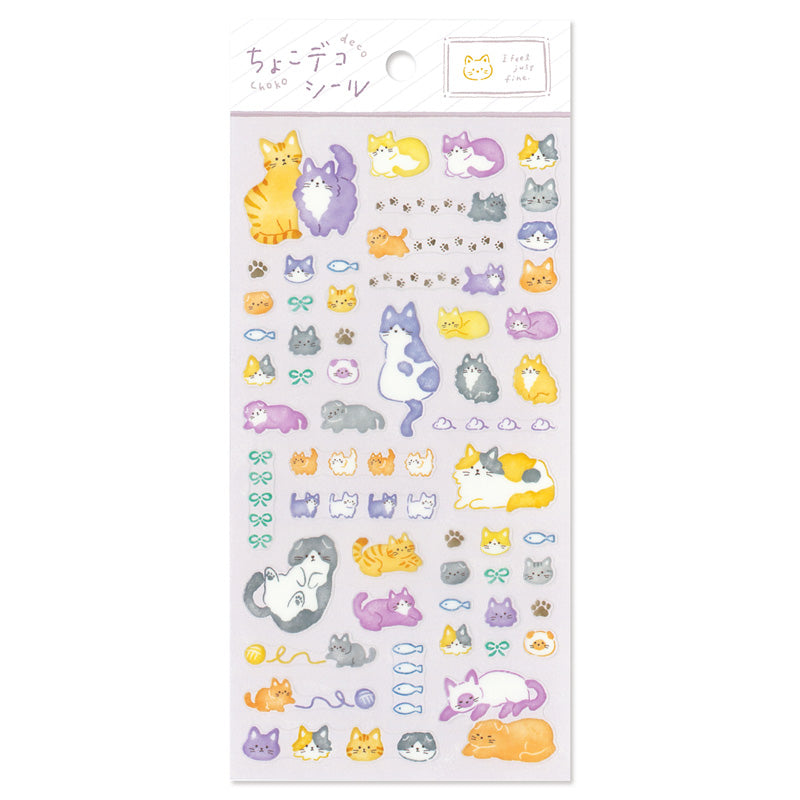 Mind Wave Sticker Pack - Choco Deco Series - Kittens