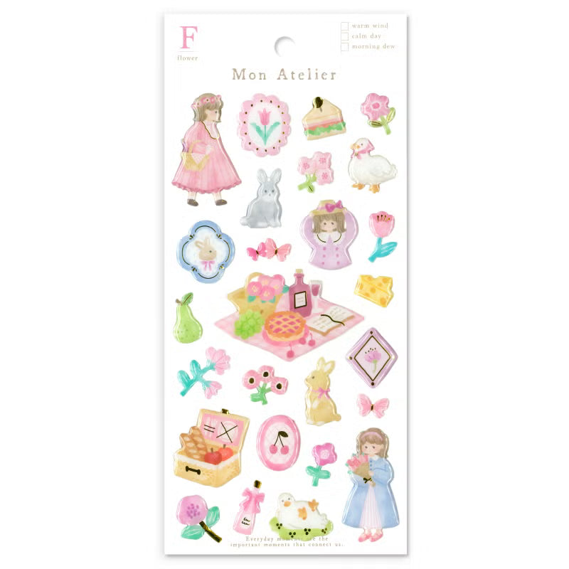 Mind Wave Sticker Pack - Mon Atelier Series - Flowers