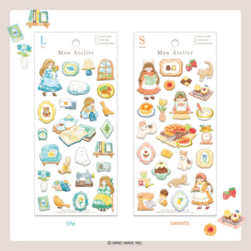 Mind Wave Sticker Pack - Mon Atelier Series - Sweets