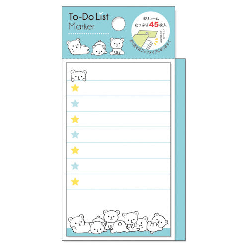 Mind Wave - To-Do List Sticky Notes - Bear