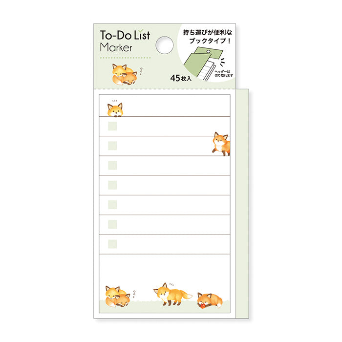 Mind Wave - To-Do List Sticky Notes - Fox