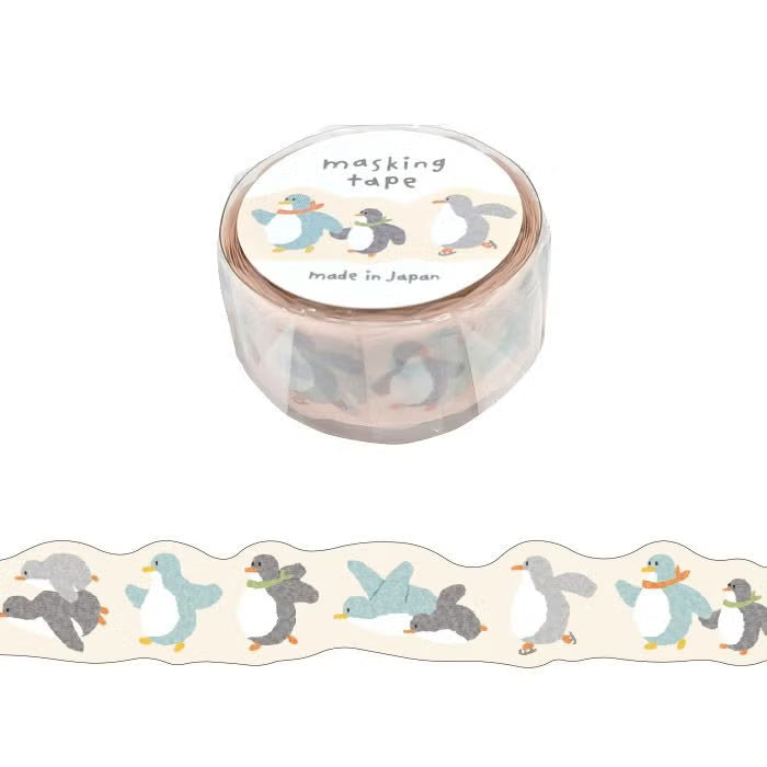 Mind Wave Japanese Washi Tape - Penguins