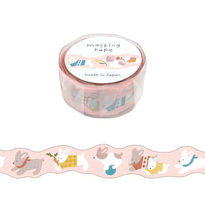Mind Wave Japanese Washi Tape - Rabbits