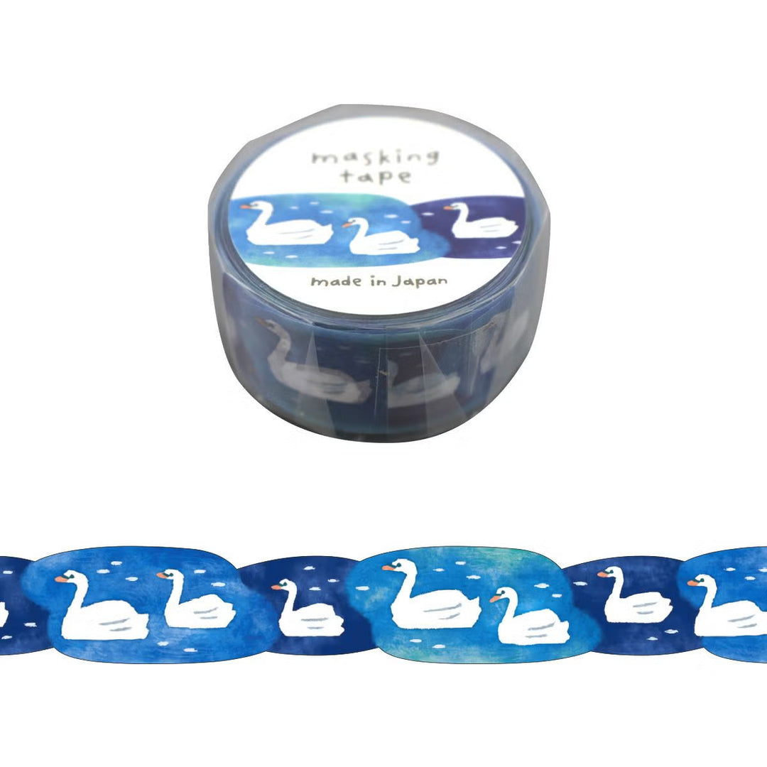 Mind Wave Japanese Washi Tape - Swans