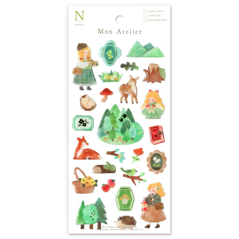 Mind Wave Sticker Pack - Mon Atelier Series - Nature