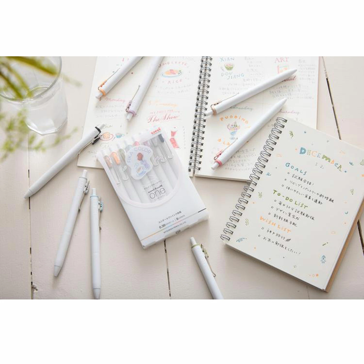 Mitsubishi Uni-ball One Gel Pens - FIKA Colour Set