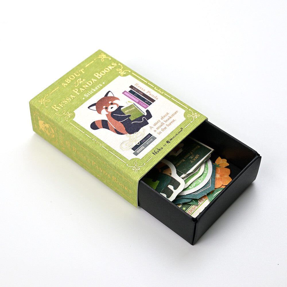 NB Japanese Flake Sticker Story Box - Red Panda Books