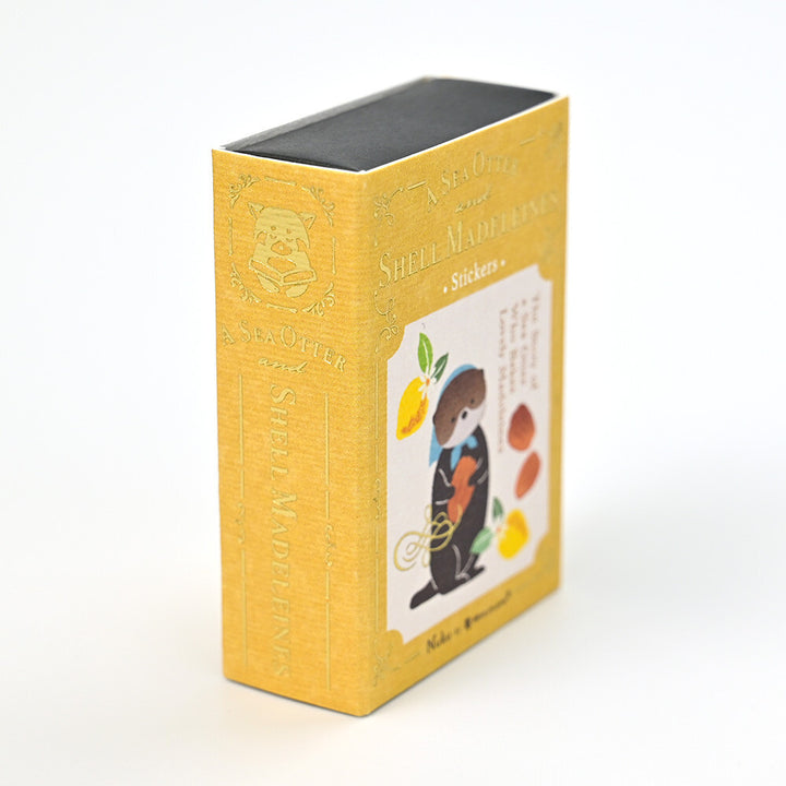 NB Japanese Flake Sticker Story Box - Sea Otter with Madeleines