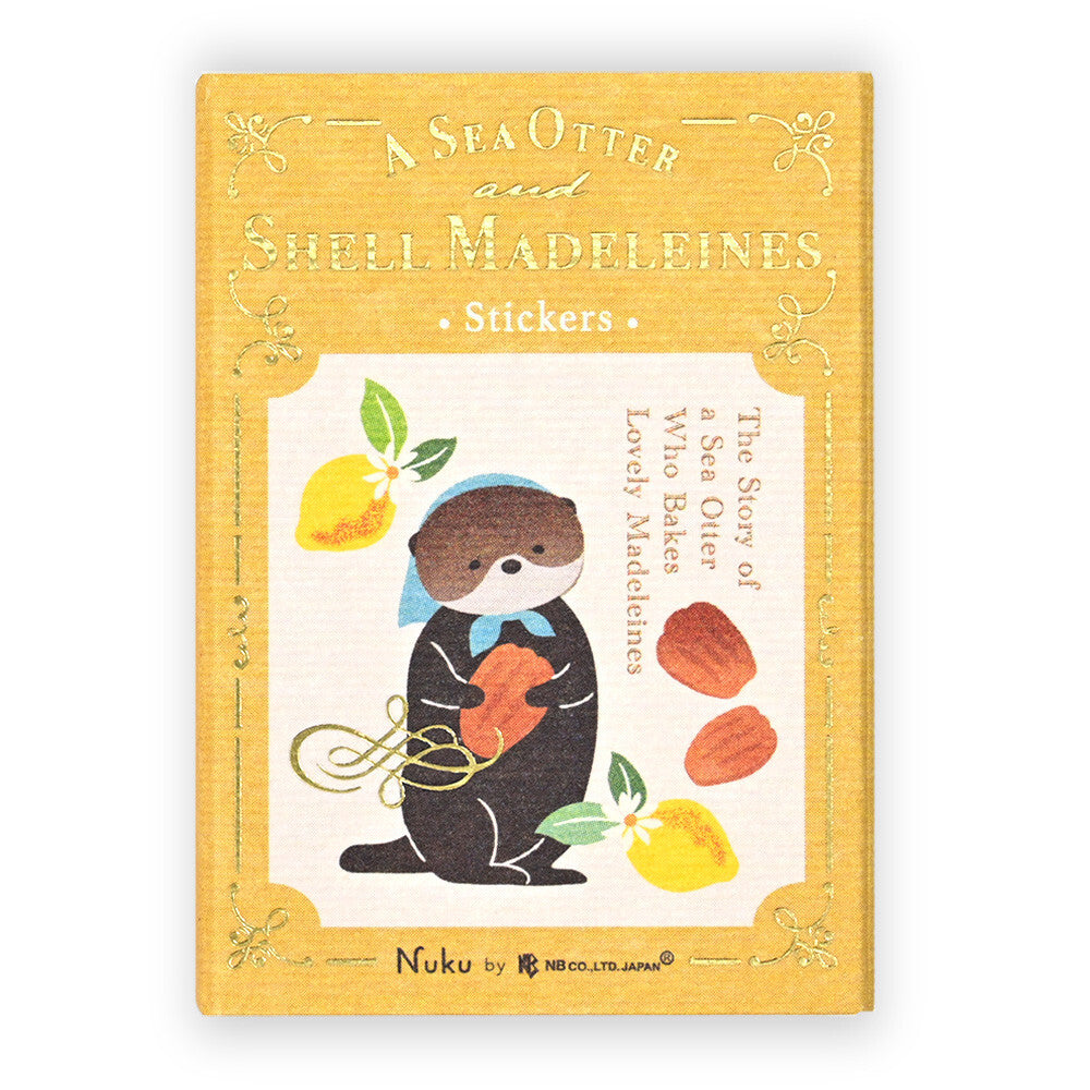 NB Japanese Flake Sticker Story Box - Sea Otter with Madeleines