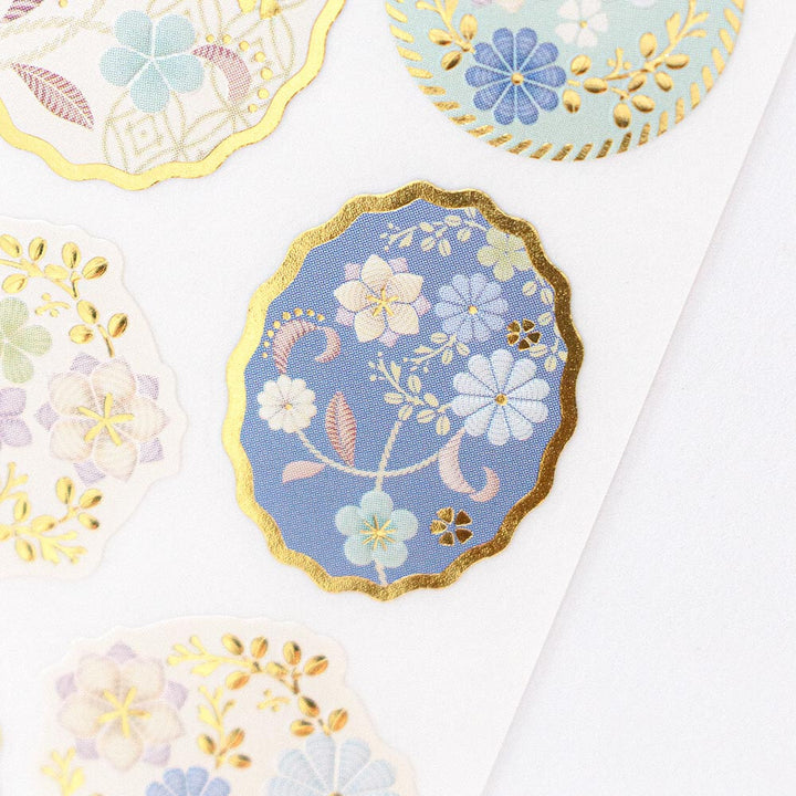 NB Japanese Sticker Pack - Ito no Hana - Blue Flowers