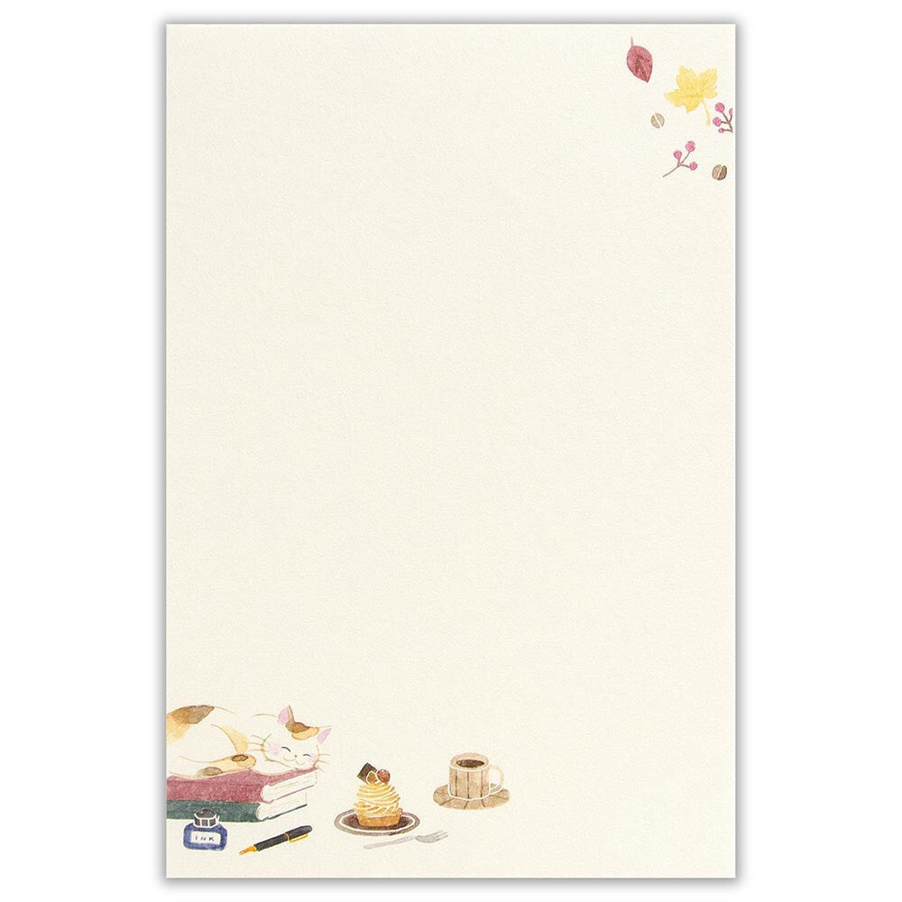 NB Letter Paper - Autumn Cats - 16 Sheets