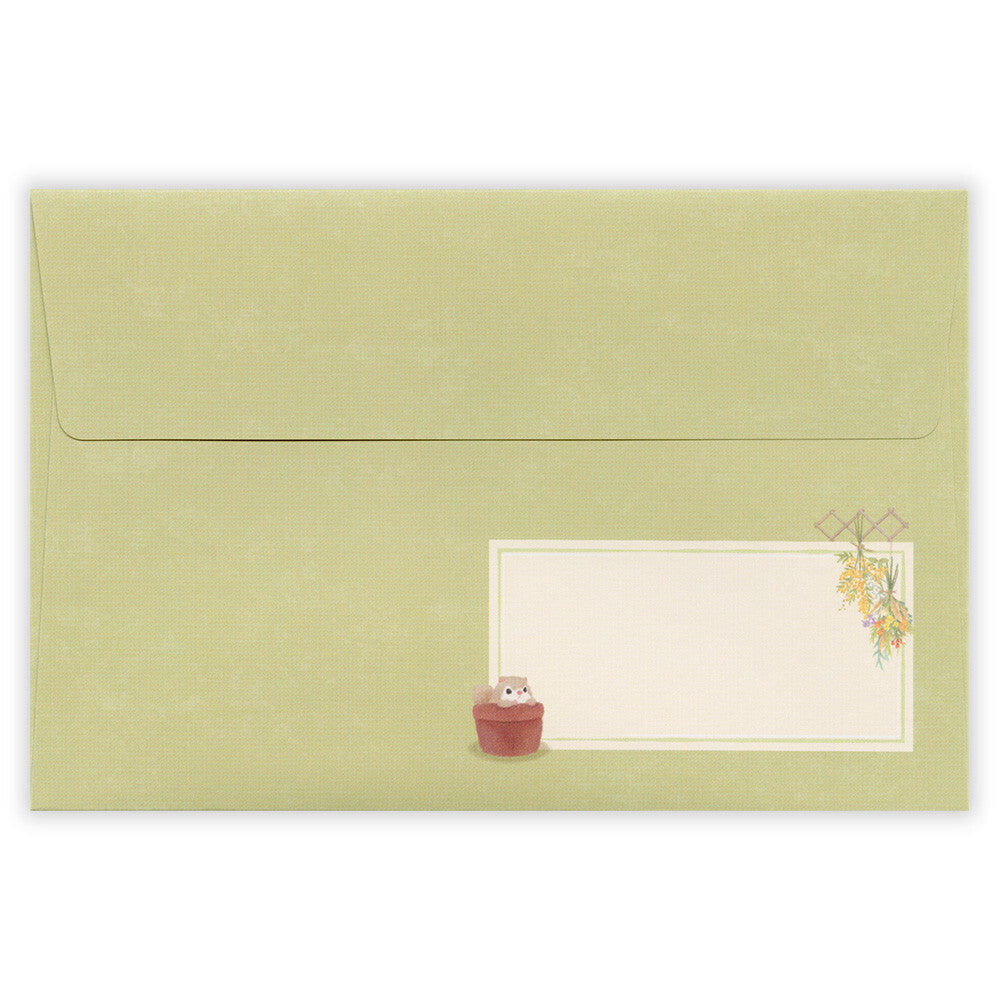 NB Letter Set - Mattari Animal Series - Flower x Momonga
