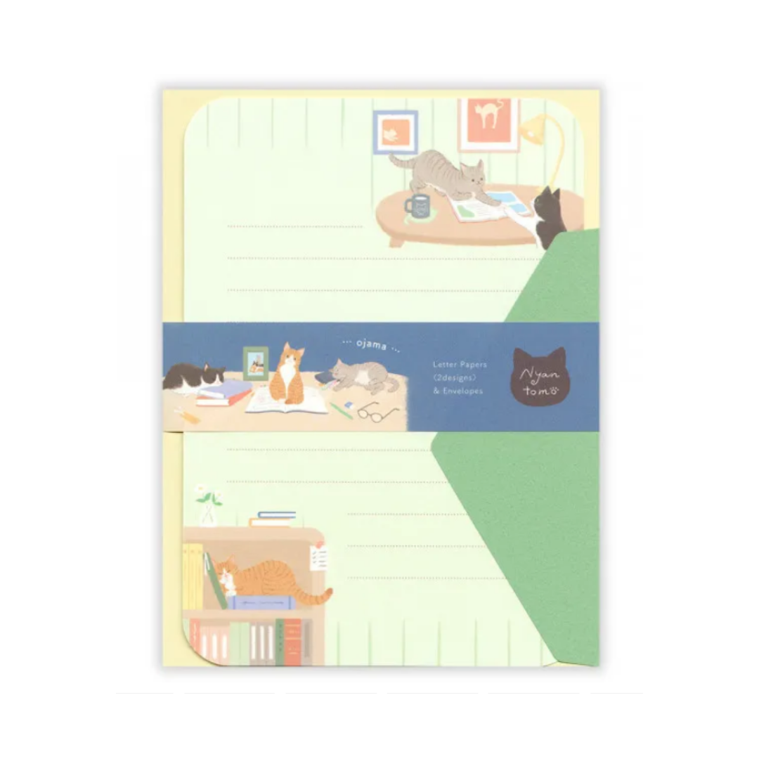 NB Letter Set - Nyantomo Series - Playful Cats