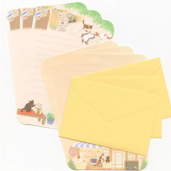 NB Letter Set - Nyantomo Series - Downtown Cats