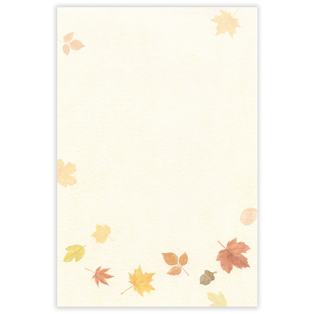 NB Letter Paper - Autumn Designs - 16 Sheets