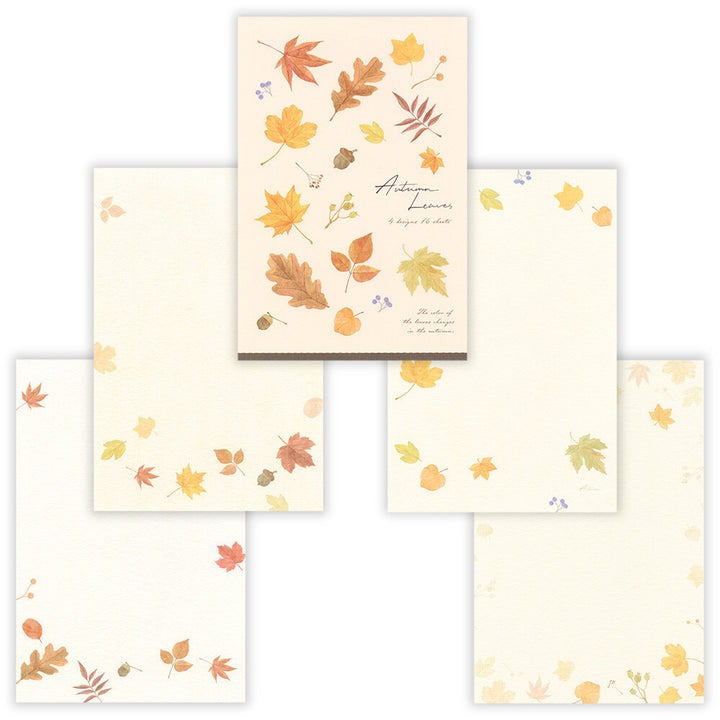 NB Letter Paper - Autumn Designs - 16 Sheets