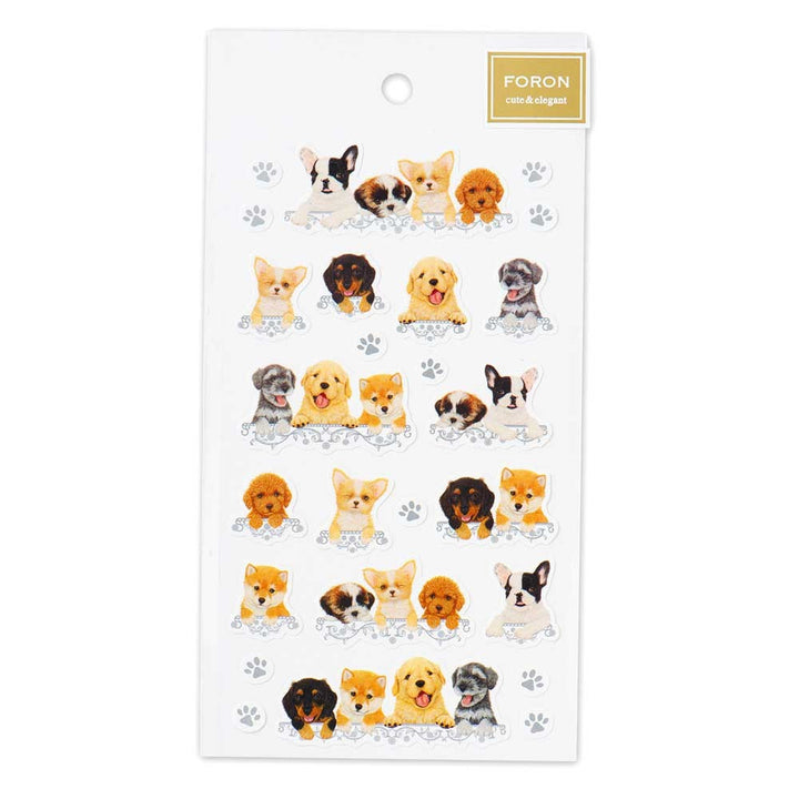 NB Japanese Sticker Pack - Dog Faces