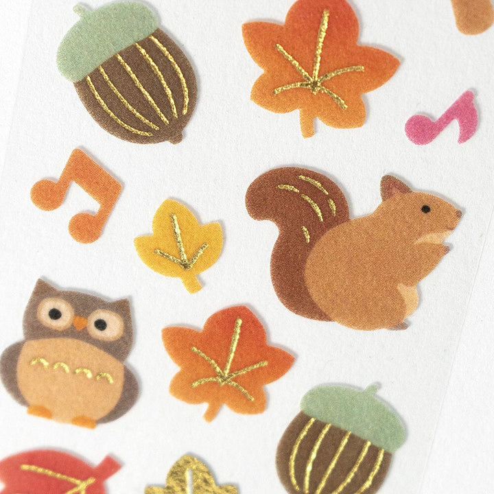 NB Japanese Fabric Sticker Pack - Autumn Harvest