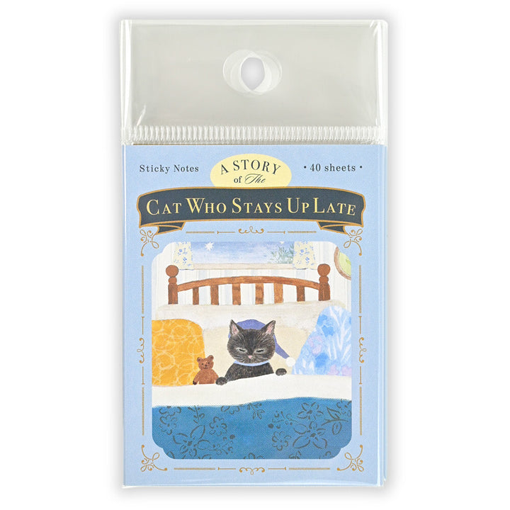 NB Storybook Sticky Notes - Cat Who Stays Up Late