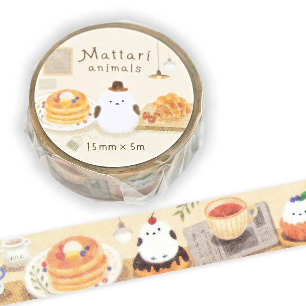 NB Washi Tape - Mattari Animals Series - Shimaenaga