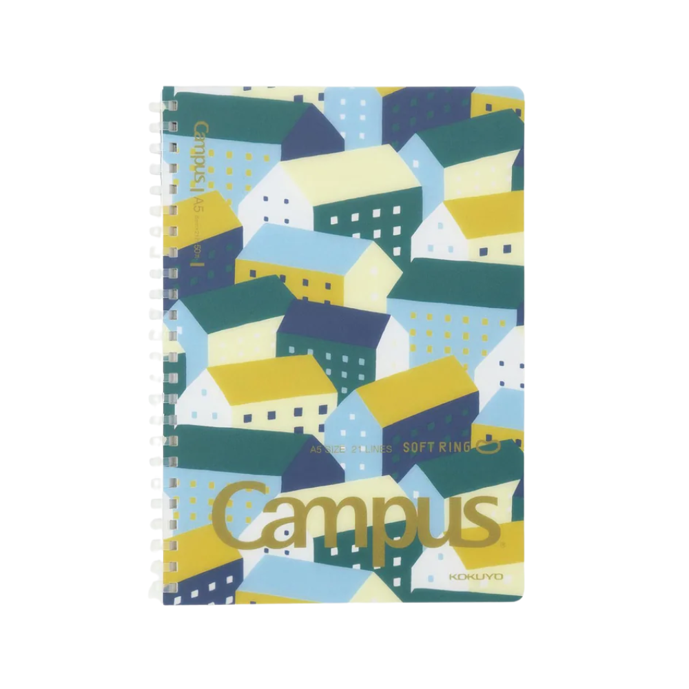 SOU.SOU x Kokuyo A5 Soft Ring Notebook - Northern Countries Pattern