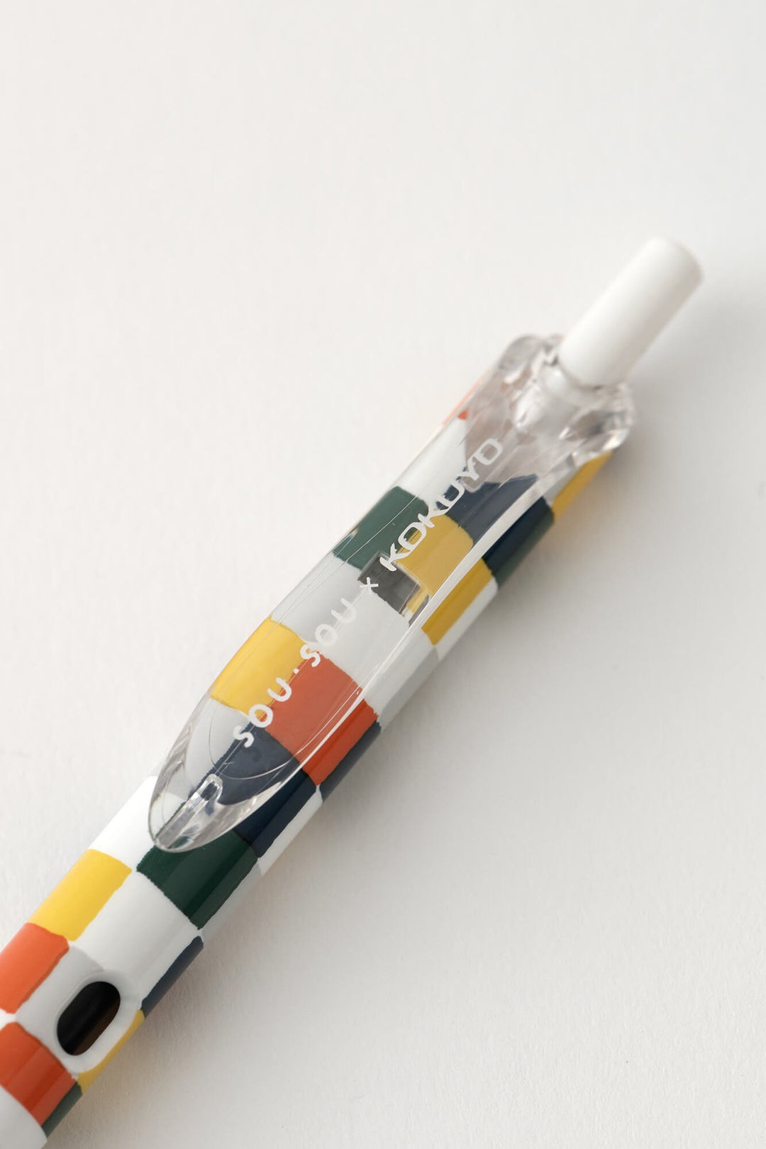 SOU.SOU x Kokuyo 0.5mm Gel Pen - "Daily" (Checkerboard pattern)