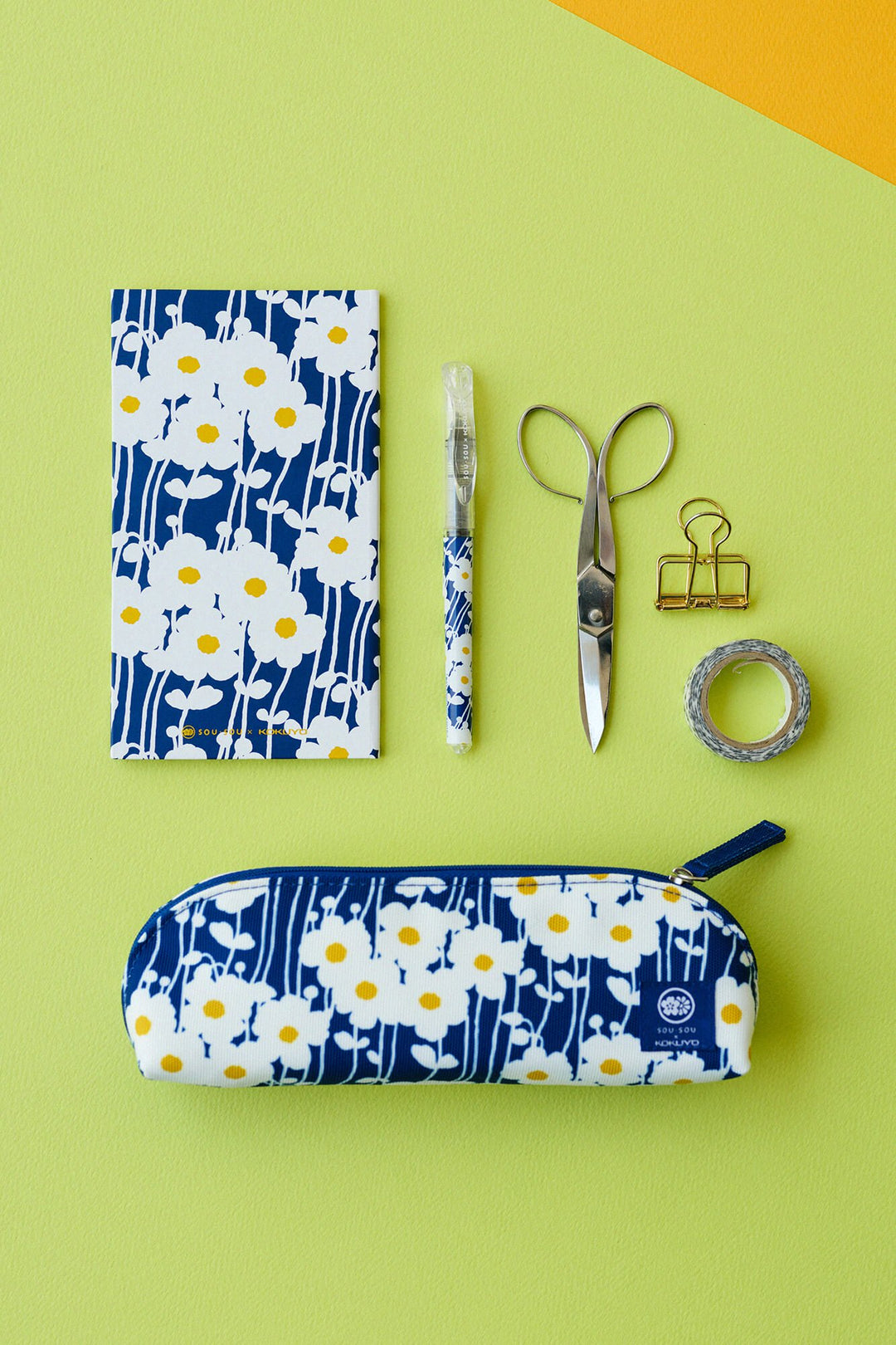 SOU.SOU x Kokuyo Notebook - "Basking in the Sun" Floral Print