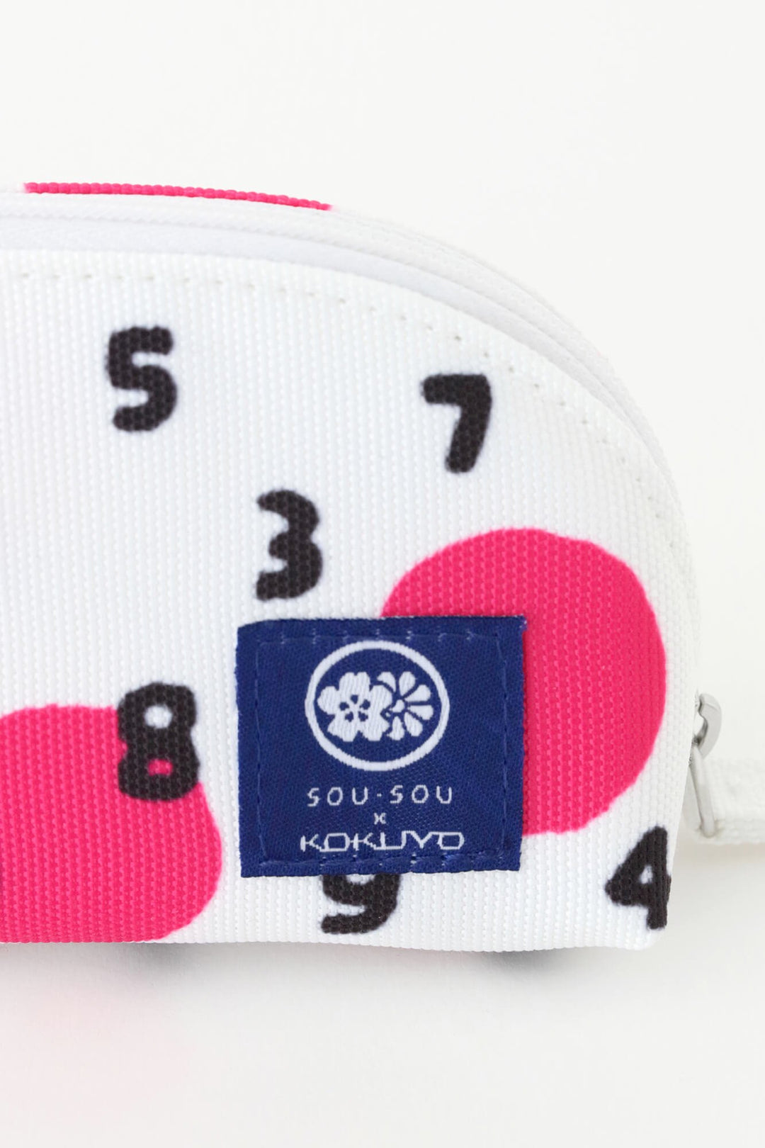 SOU.SOU x Kokuyo Pencil Case - Polka Dots & Numbers "SO-SU-U"