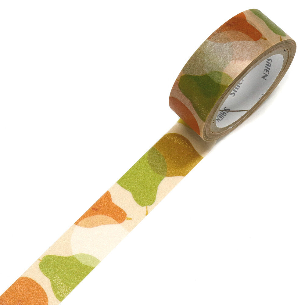 Kamiiso SAIEN x Common Modern Washi Tape - Pear