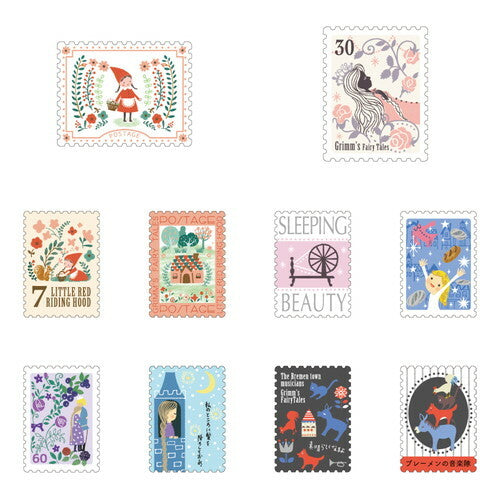 Shinzi Katoh Flake Stickers - Grimm's Fairy Tales #2