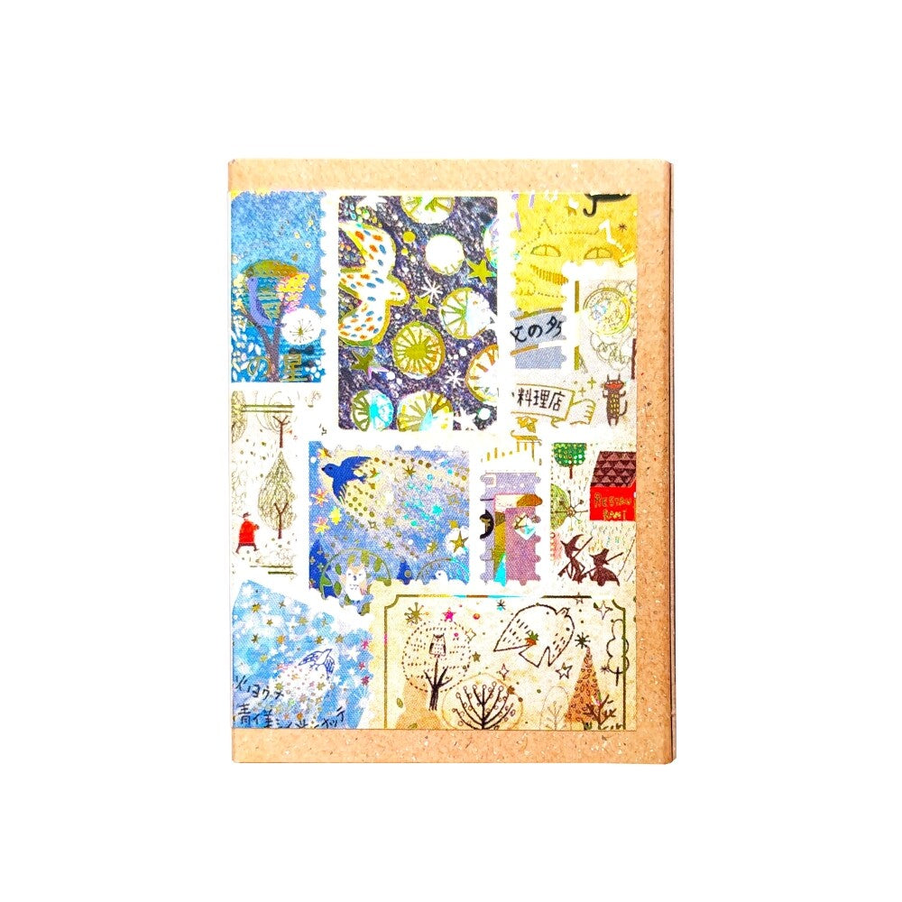 Shinzi Katoh Flake Stickers - "Yodaka no Hoshi" by Kenji Miyazawa