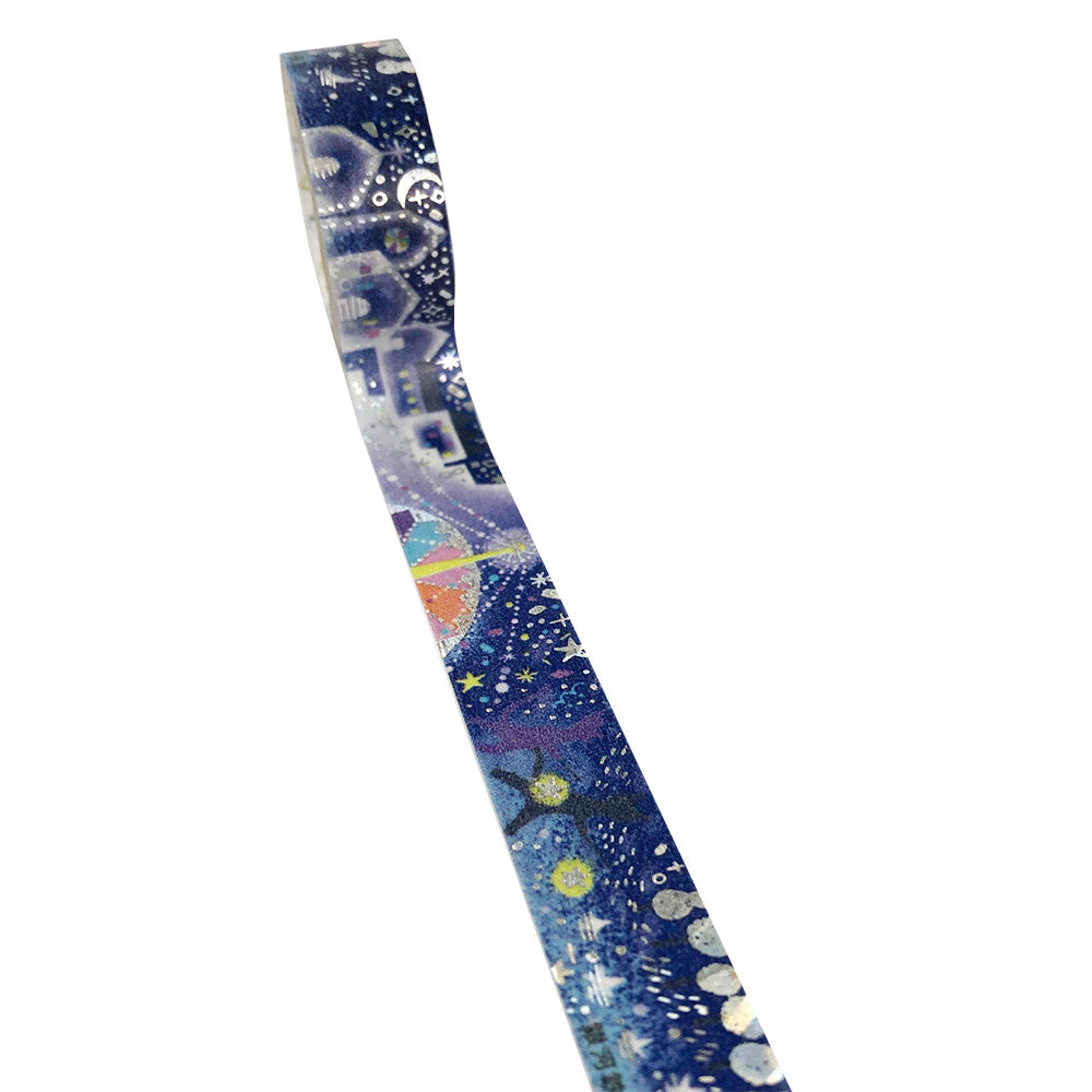 Shinzi Katoh Washi Tape - "Night on the Galactic Railroad II" by Kenji Miyazawa